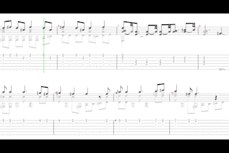 sell you tabs of my fingerstyle arrangements