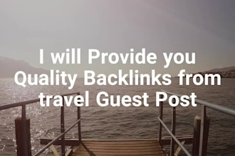 do travel guest post with dofollow link