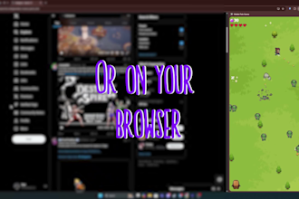 develop a fun desktop game that sits below your screen