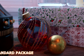 create a christmas card video