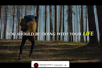 create motivational quotes videos for youtube and shorts