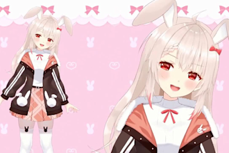 design and rig boy girl anime live 2d vtuber model for streaming in your style