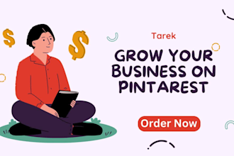 be your pinterest marketing manager and run ads campaign