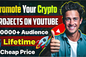 promote your crypto or meme project on my youtube channel