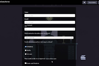 make web page using react