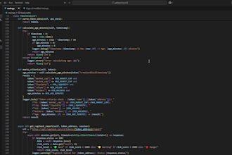 create a custom python script or bot for your needs