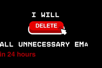 delete unnecessary emails from gmail or outlook