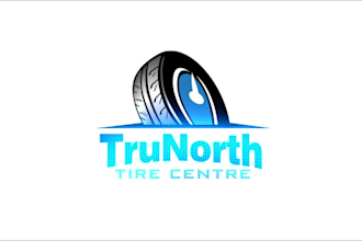 design a tire logo with unlimited repetitions within 12 hours