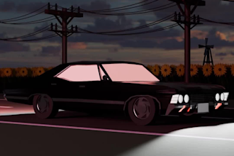 make you an animated car GIF
