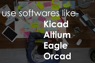 design pcb boards using kicad, altium softwares