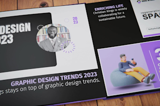 design premium company profiles, brochures, and corporate documents