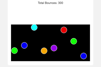 make simulations like bouncing balls
