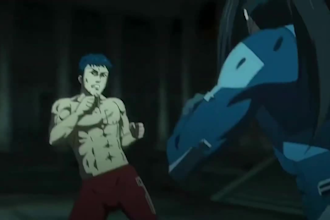 2d fighting animation video, 2d cartoon character music video, 2d memecoin anime