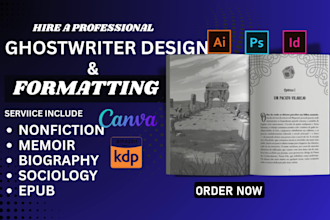 proofread edit format nonfiction memoir, biography, sociology, epub