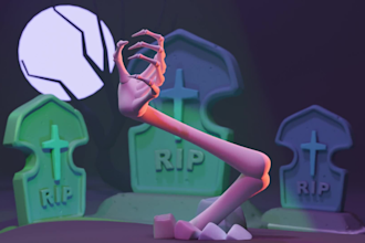 do 3d animation GIF for you
