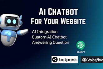 build a custom ai chatbot for your  website