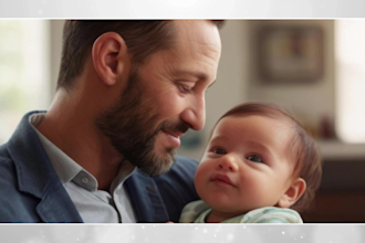 create a custom fathers day slideshow with your photos