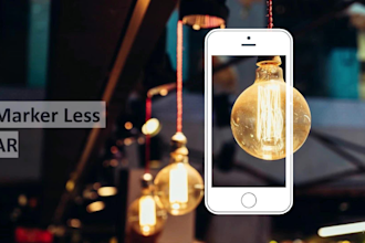 develop webar markerless app with an admin panel
