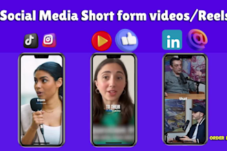 edit speaker reel, sizzle reel and highlight promo
