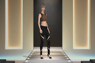 do 3d activewear and sportswear luxury design