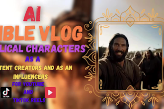 professionally bring biblical and cultural legends to life using ai animations