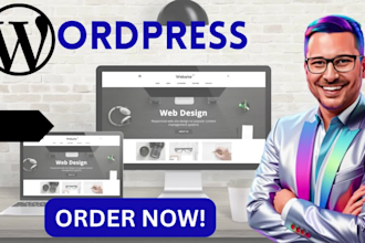 build wordpress website on bluehost, go daddy, namecheap, siteground, hostinger