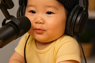 create baby talking podcast ai baby podcast viral ai baby talking podcast
