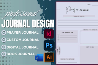journal design, prayer journal, custom journal, digital journal, book journal