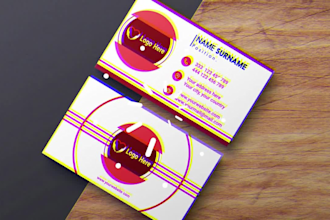 design modern professional business card and stationery