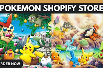 design pokemon website pokemon store trading card website game card shopifystore