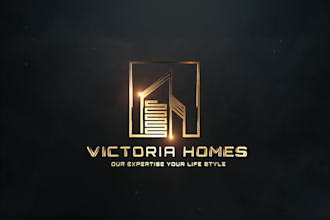 create amazing luxury gold logo animation intro