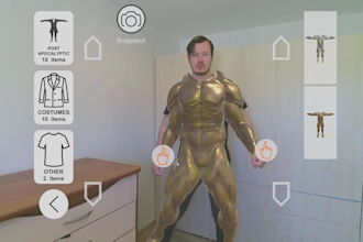 develop an augmented reality clothing try on app