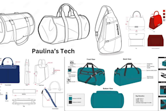 bag tech pack handbag techpack fashion bag design backpack luggage tech pack