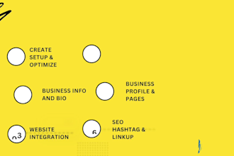 create social media accounts set up and optimize expertly