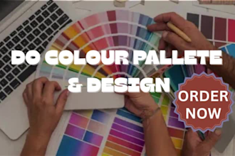 do a seasonal colour palette scheme analysis for business brand project in 24hrs