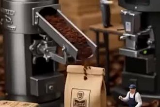 do ai miniature, ai food miniature, ai food photography miniature feast video