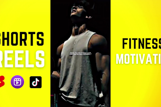 create gym fitness motivation instagram reels and shorts