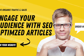 write SEO optimized b2b and b2c blogs and articles