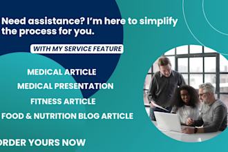 do medical presentation medical article and blog posting