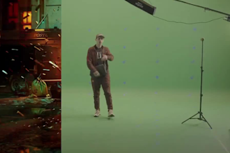 do  green screen footage with cinematic vfx and editings