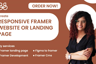 design or build business website on framer
