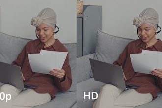 upscale, enhance, clean up, and sharpen your videos