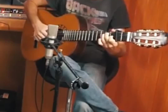 record acoustic or classical guitar for your song
