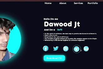 make CV,and professional portfolio design