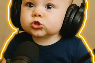 make talking ai baby videos for podcasts and commercial
