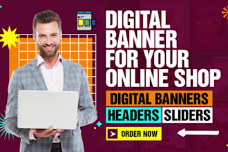 design website banner,website header and website slider for your business