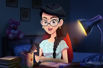 create 2d animation, 2d cartoon animation video, 2d animated explainer video