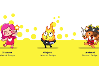 create cute animals, cute characters, cute cartoon mascot vectors