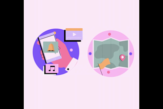 do an animated gif for icon, sticker, social media post