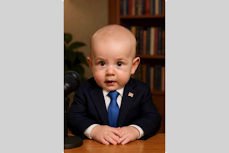 create viral ai baby podcast videos with lip sync and subtitles